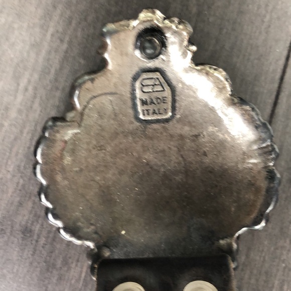 Brave leather belt. Brownish black. - Picture 4 of 6